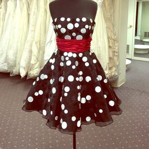 Polka dot gown